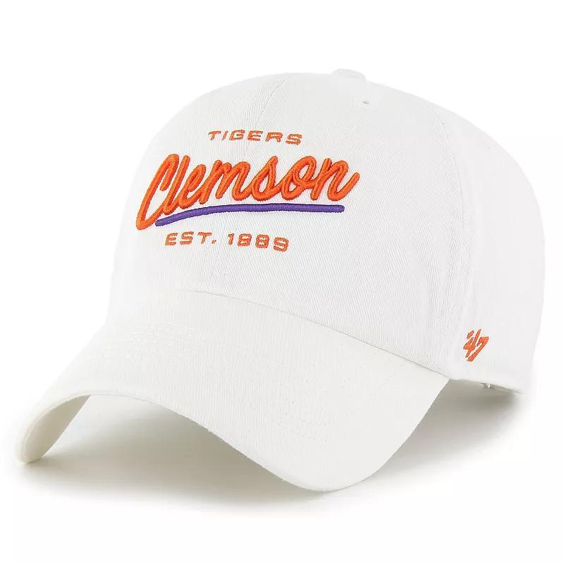 Womens 47 Clemson Tigers Sidney Clean Up Adjustable Hat Product Image