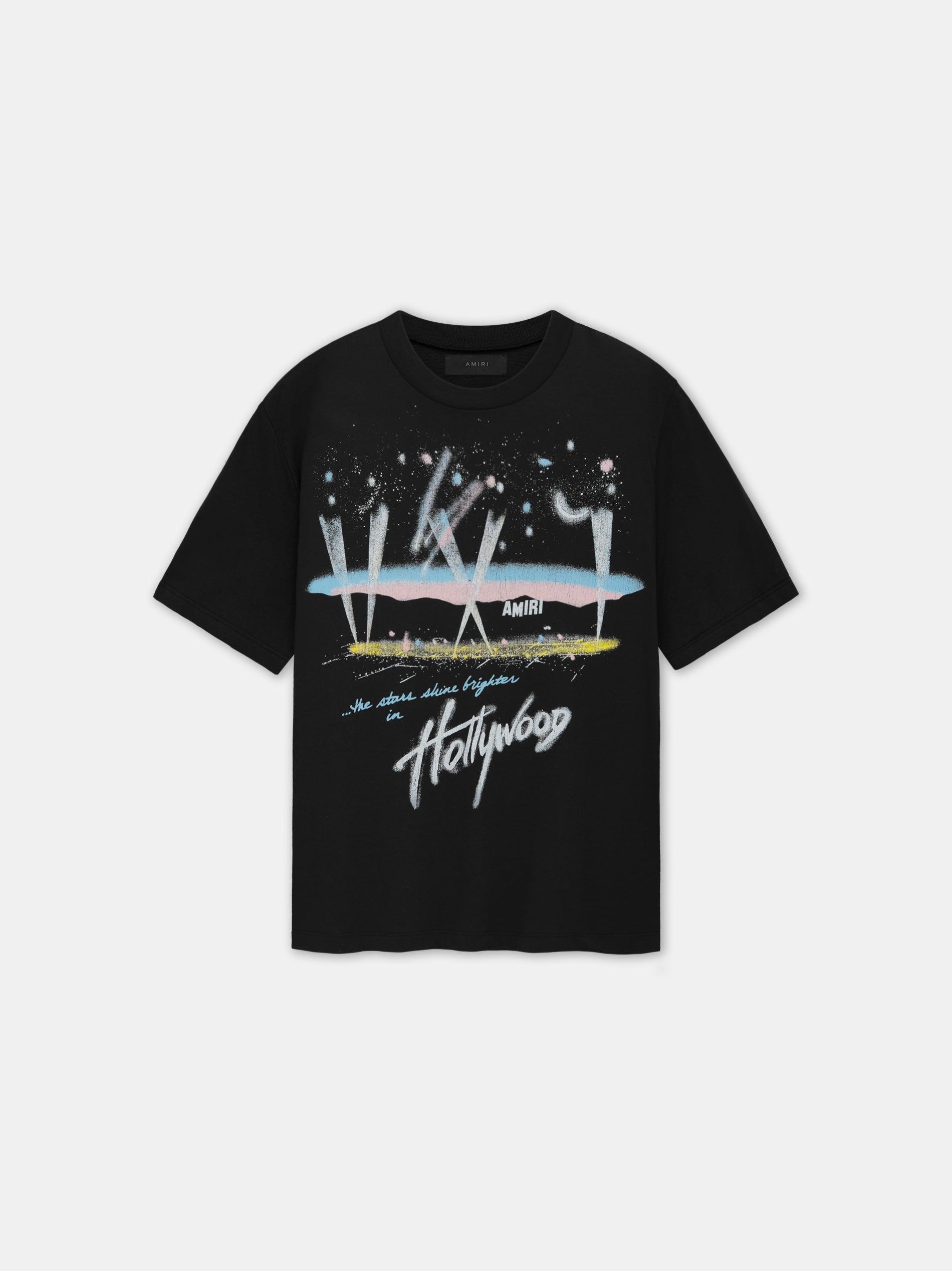 HOLLYWOOD LIGHTS TEE - Black Male Product Image