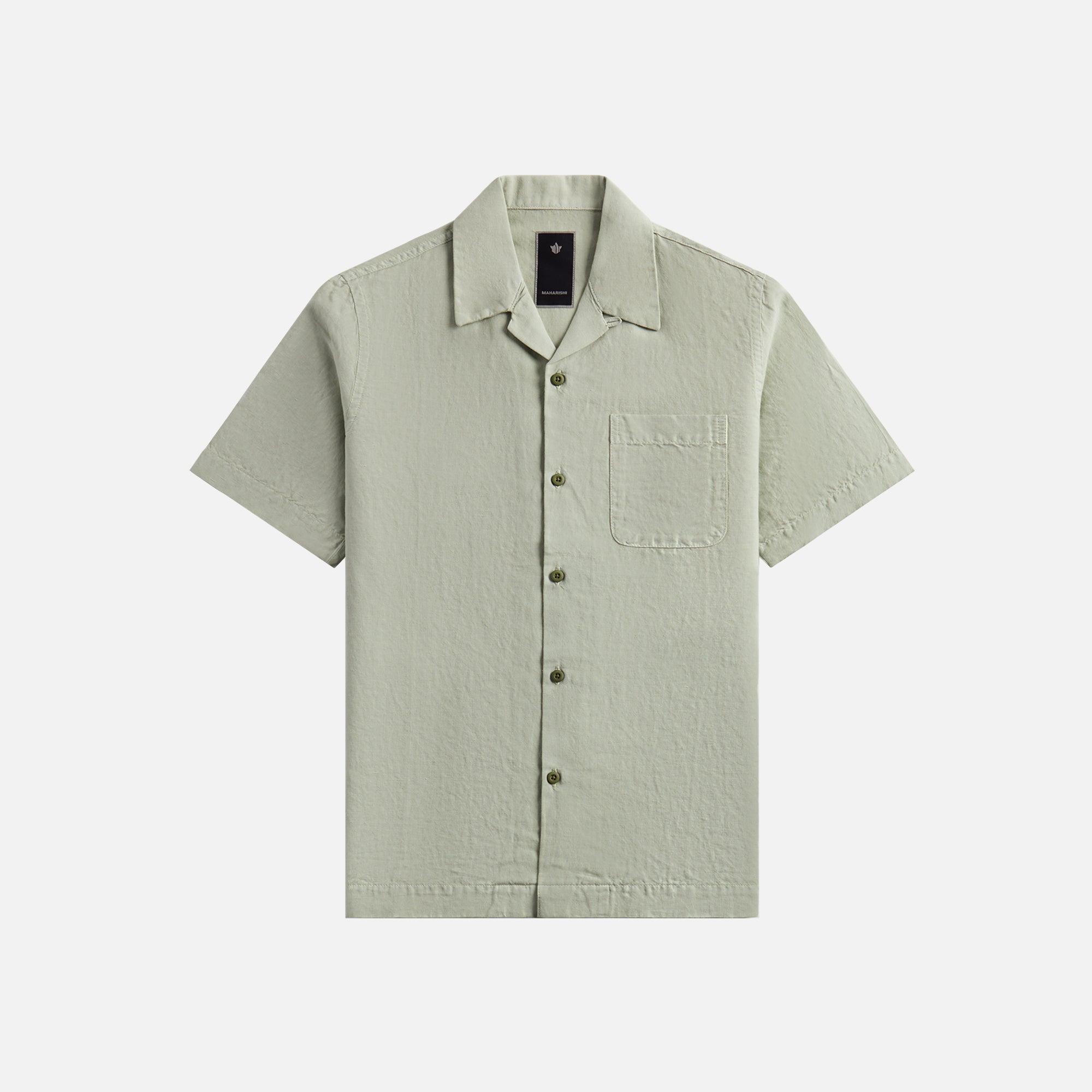 Maharishi Hemp Collar Shirt - Sage Male Product Image