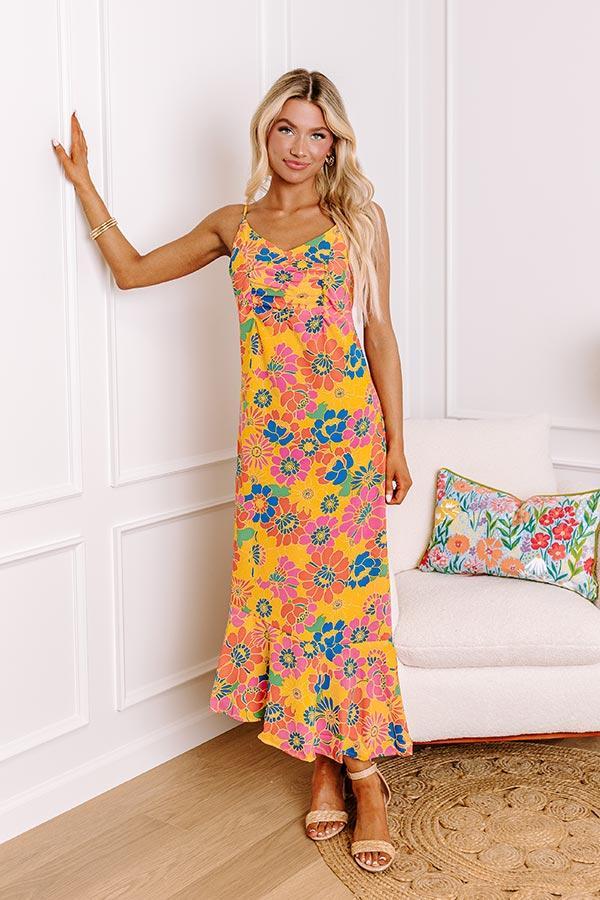 Over The Ocean Floral Midi Product Image