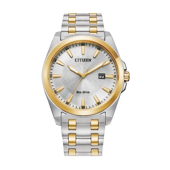 Citizen Eco-Drive Mens Corso Two-Tone Stainless Steel Bracelet Watch - BM7536-53X Pink Product Image