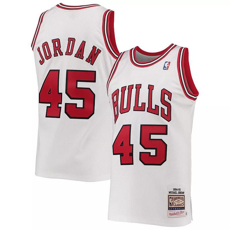 Mens Mitchell & Ness Michael Jordan Chicago Bulls 1994-95 Hardwood Classics Authentic Player Jersey Product Image