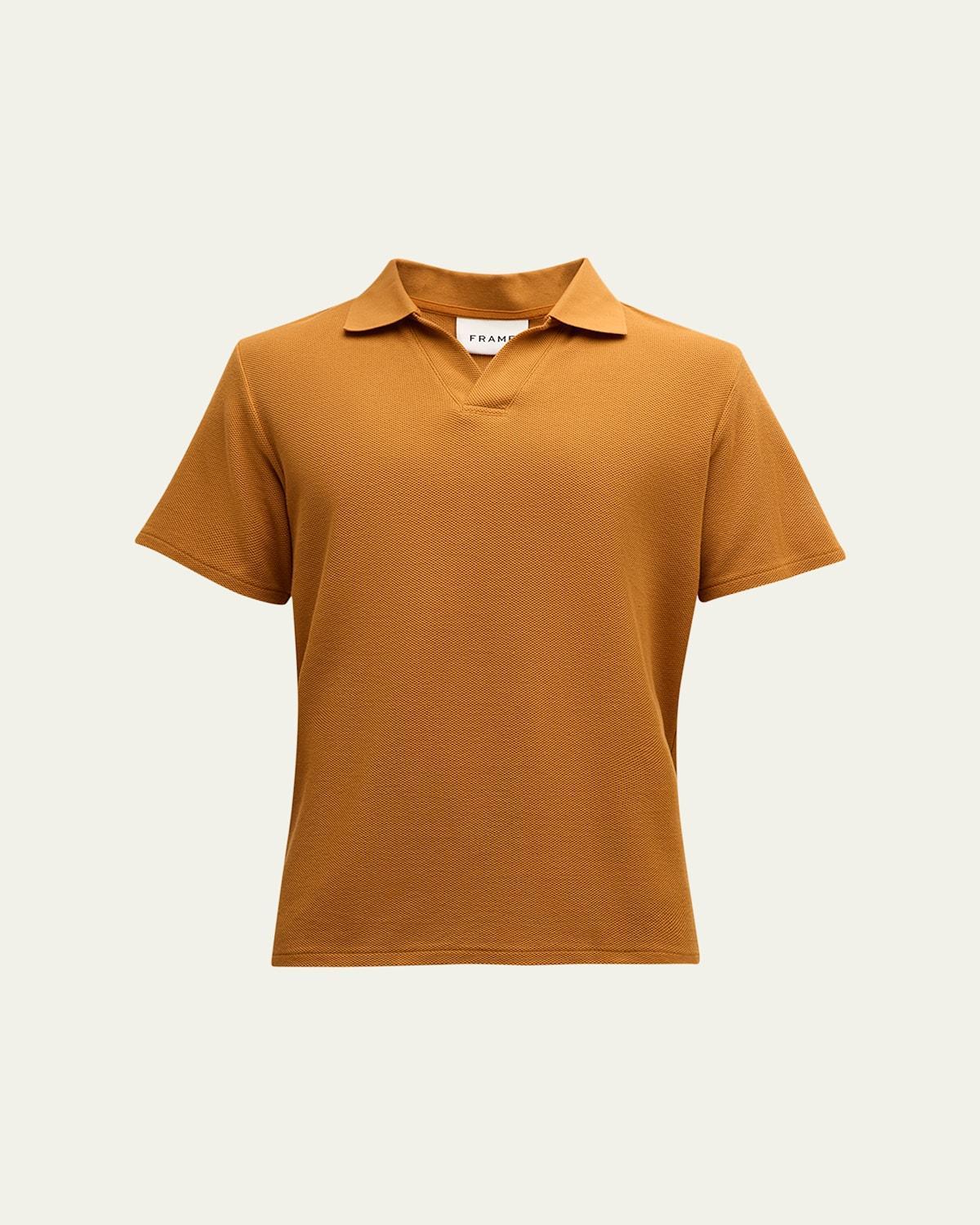 Mens Jacquard Polo Shirt Product Image