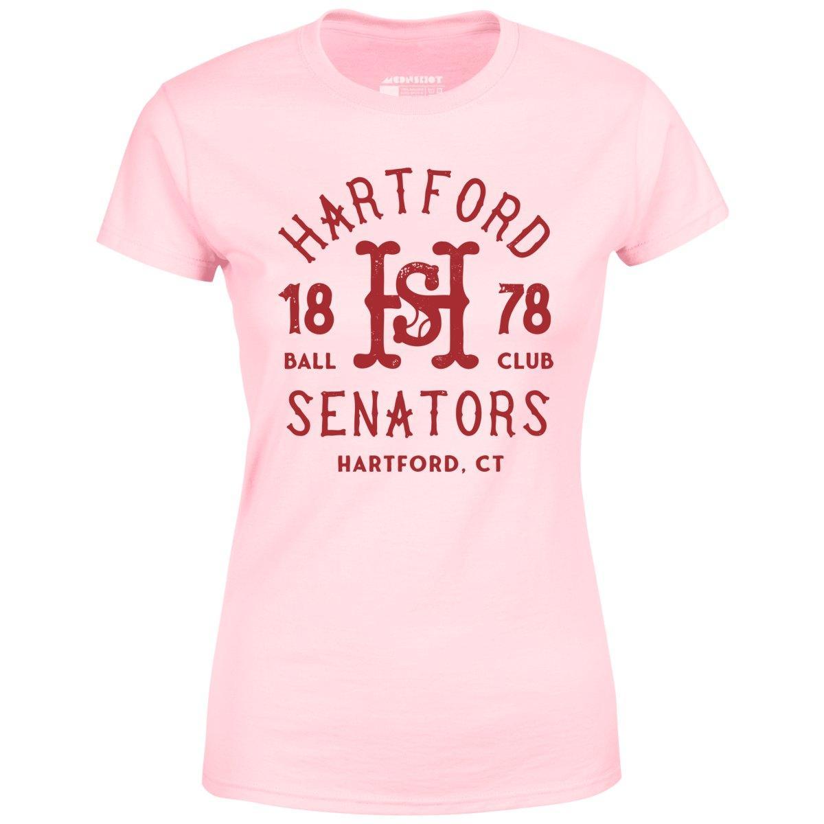 Hartford Senators - Connecticut - Vintage Defunct Baseball Teams - Women's T-Shirt Female Product Image