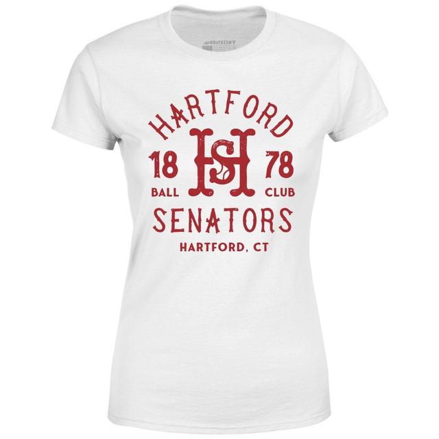 Hartford Senators - Connecticut - Vintage Defunct Baseball Teams - Women's T-Shirt Female Product Image