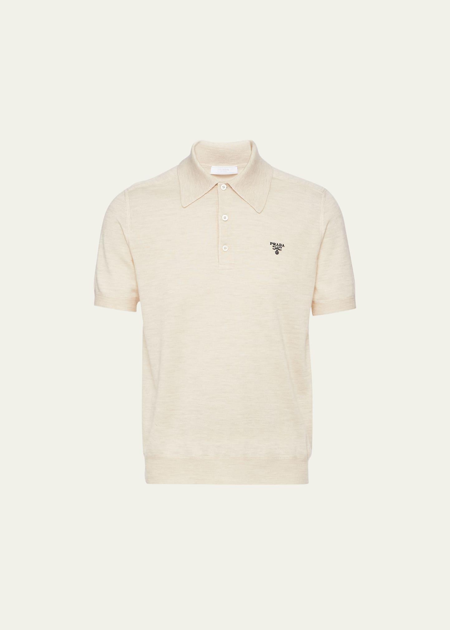 Mens Cashmere Polo Shirt Product Image