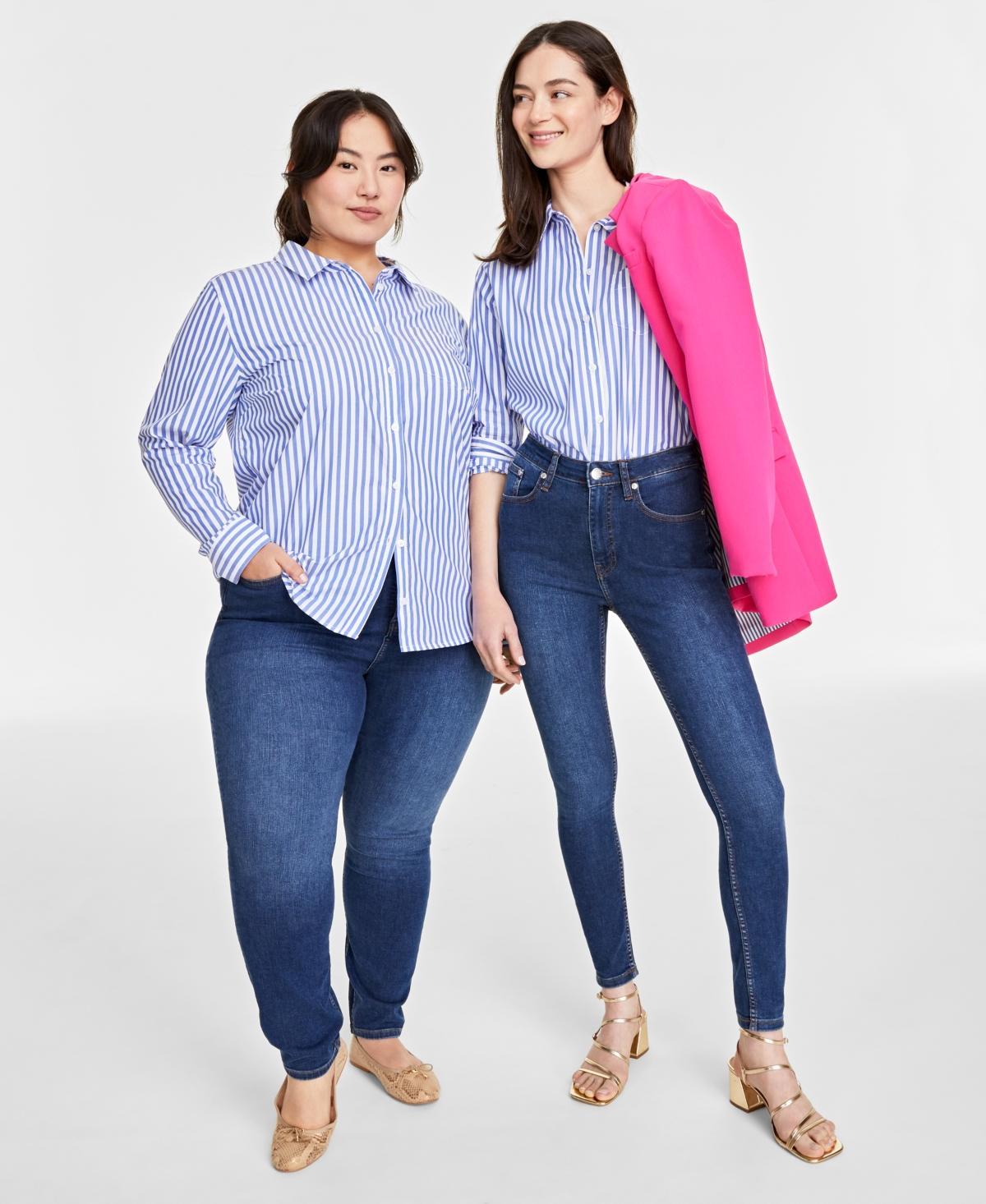 On 34th Womens Collared Button-Down Shirt, Created for Macys product image