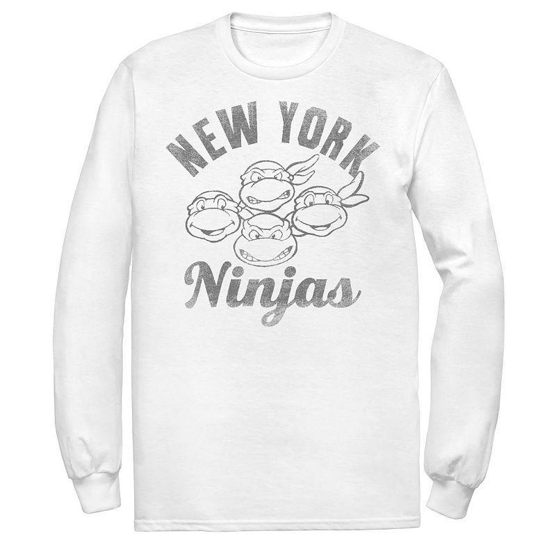 Mens Ninja Turtles New York Ninjas Vintage Long Sleeve Tee Product Image