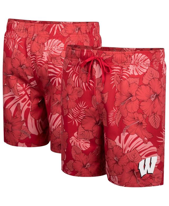 Mens Colosseum Wisconsin Badgers The Dude Swim Shorts Product Image