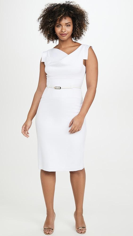 Black Halo Jackie O Belted Dress | Shopbop Product Image