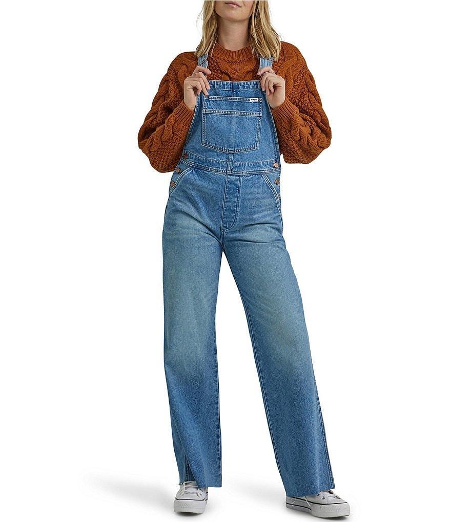 Wrangler Denim Flare Leg Overalls Product Image