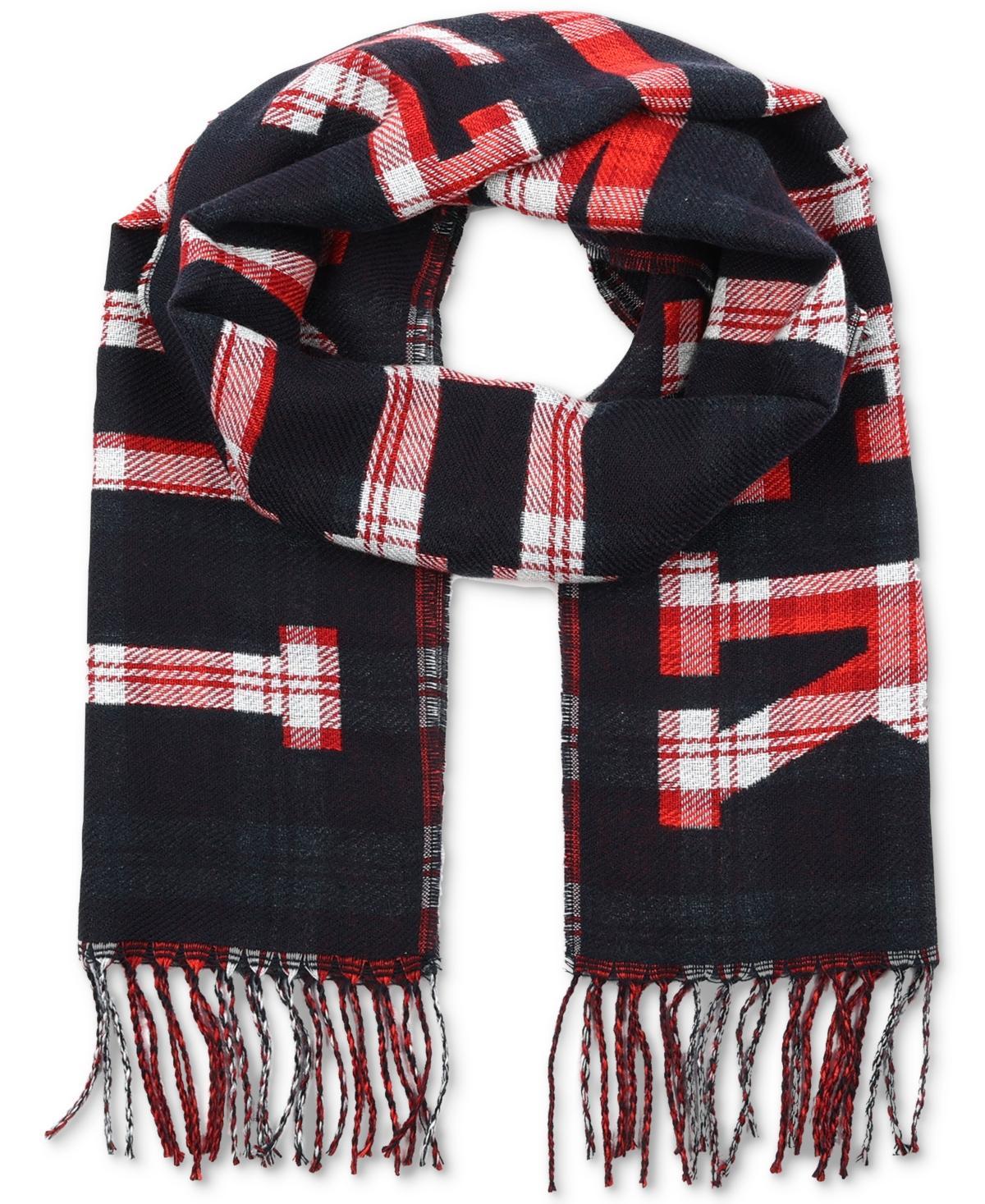 Tommy Hilfiger Mens Plaid Logo Scarf Product Image