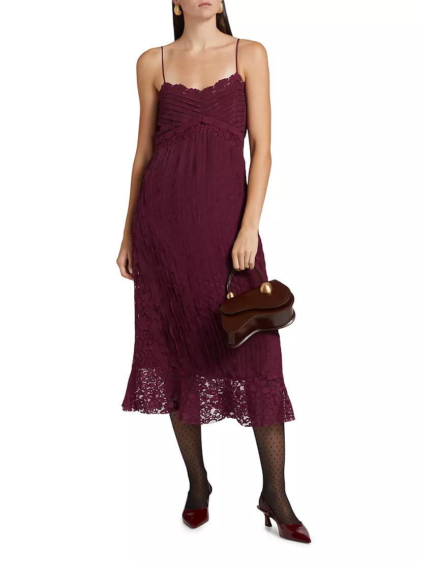 Lace Sleeveless Midi-Dress Product Image