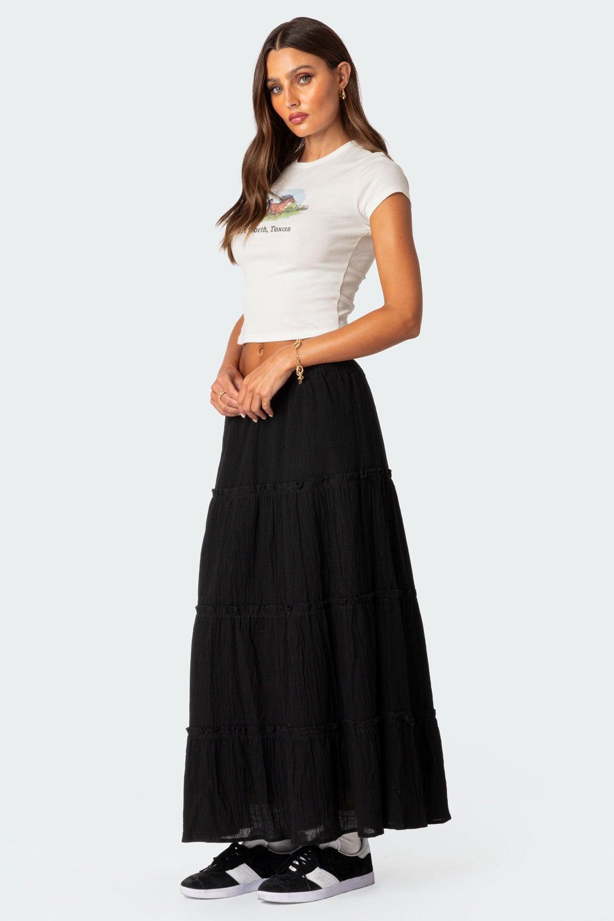 Charlotte Tiered Maxi Skirt Product Image