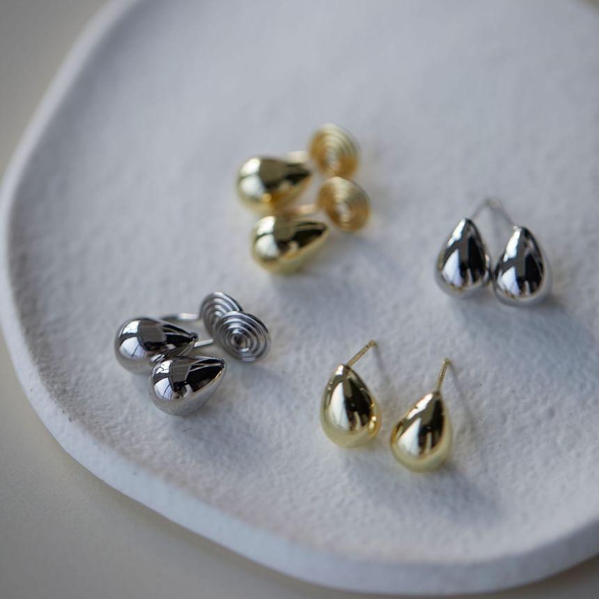 Polished Drop Alloy Stud Earring Product Image