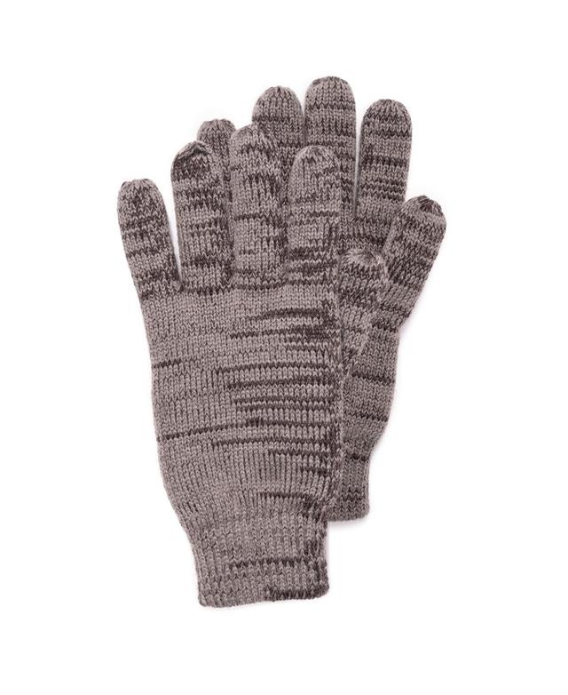 Mens MUK LUKS Marl Gloves, Silver Ebony Marl Product Image