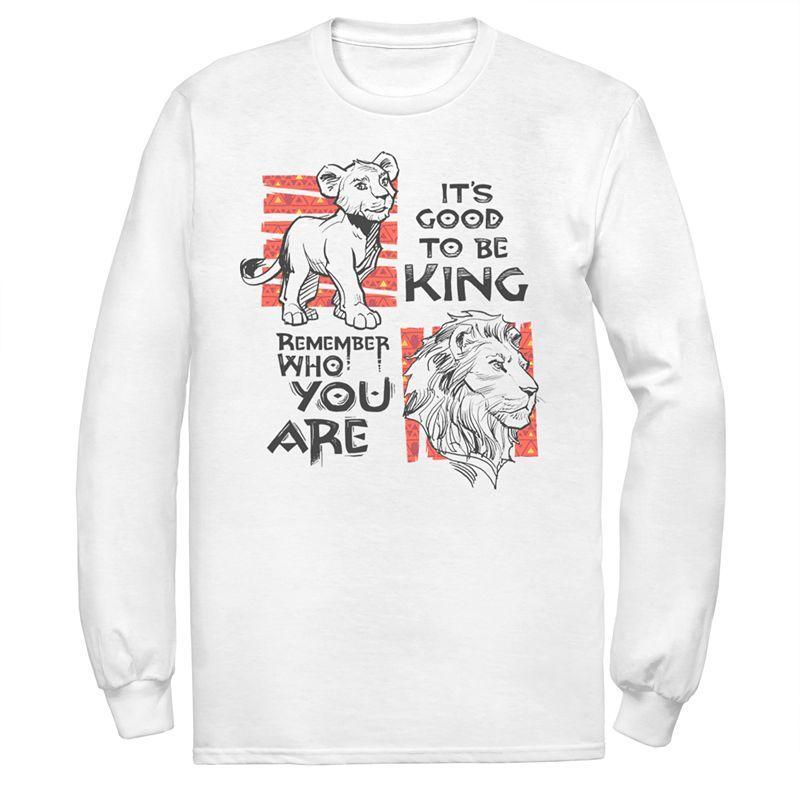 Disneys The Lion King Mens Good To Be King Long Sleeve Tee Product Image