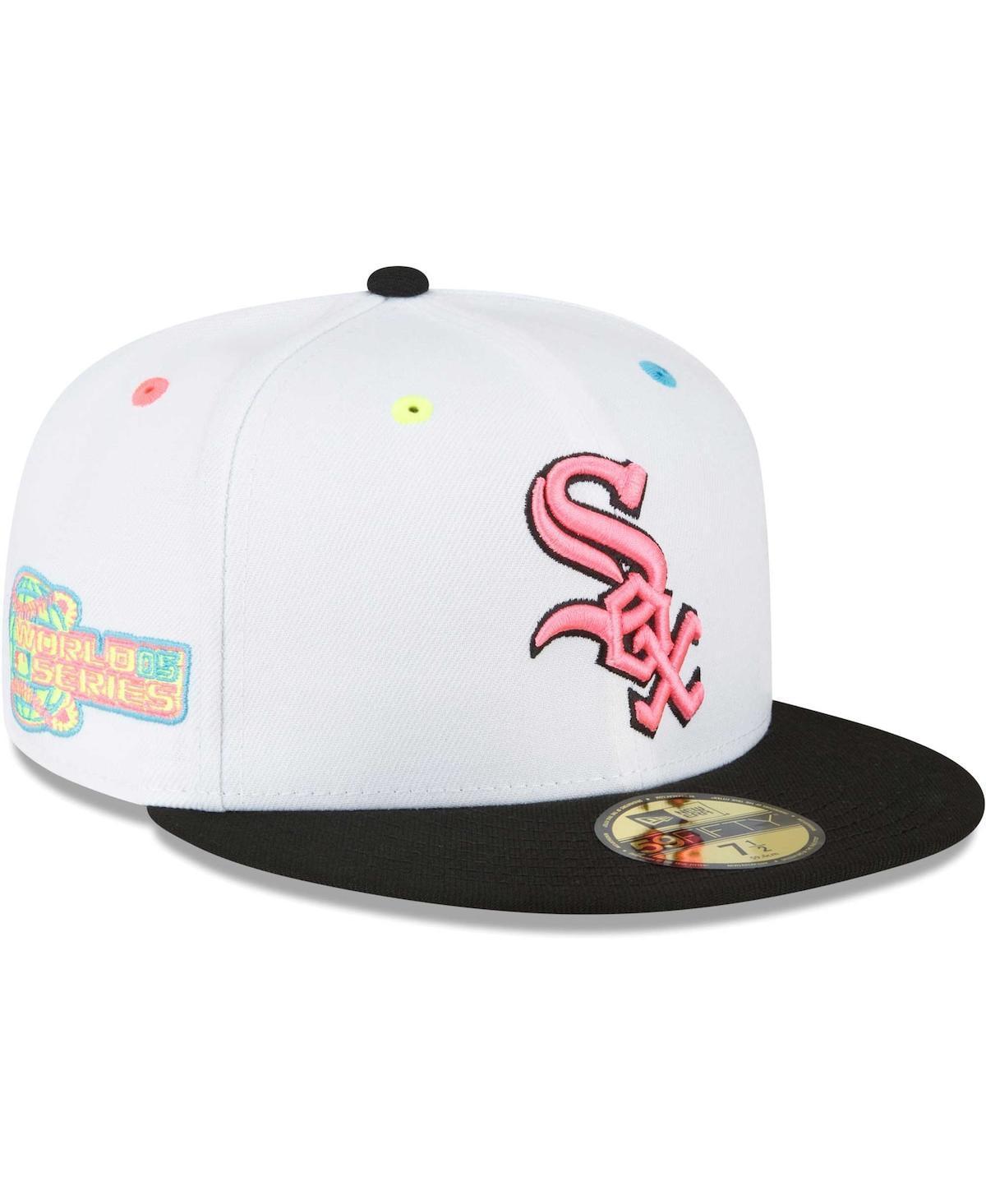 Mens New Era White Chicago White Sox Neon Eye 59FIFTY Fitted Hat Product Image