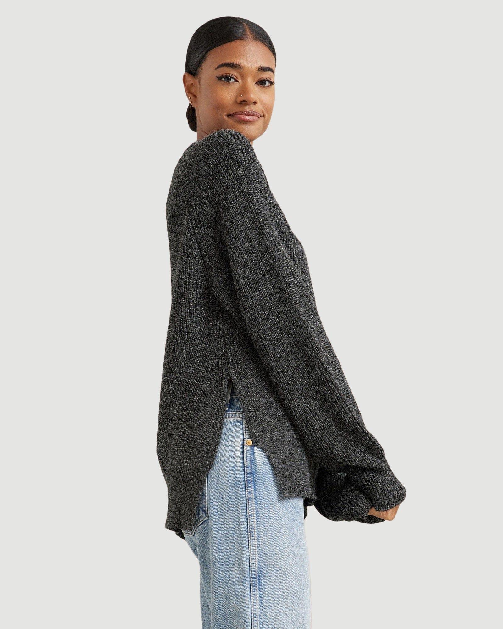 Roya Marled Boyfriend Sweater Product Image