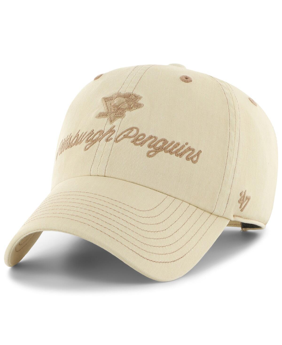 Womens 47 Cream Pittsburgh Penguins Haze Clean Up Adjustable Hat Product Image