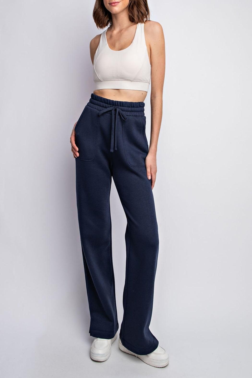 French Terry Straight Leg Lounge Pants Product Image