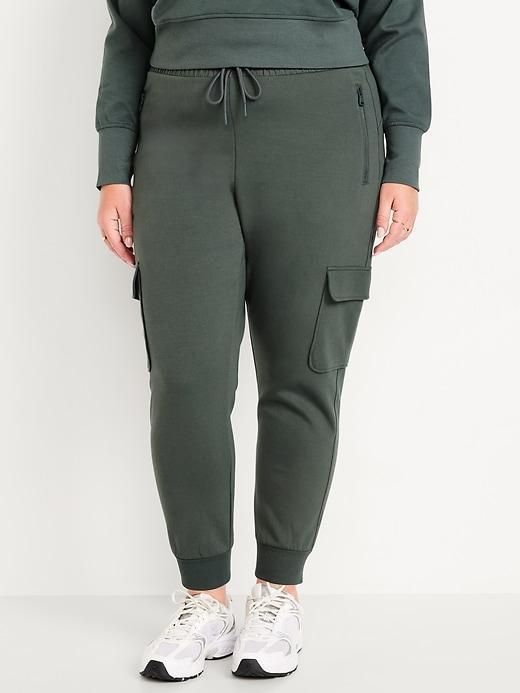 High-Waisted Dynamic Fleece Cargo Joggers Product Image