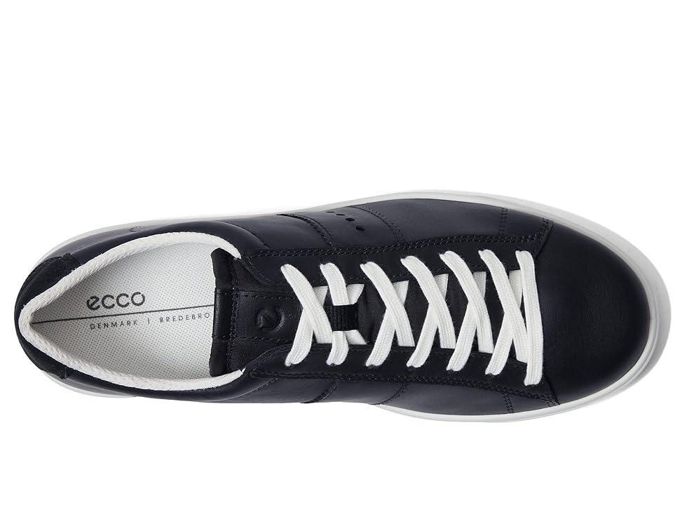 ECCO Street Lite Retro Sneaker Black) Women's Shoes Product Image