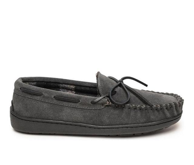 Men's Minnetonka Plaid Lined Hardsole Moccasins Product Image