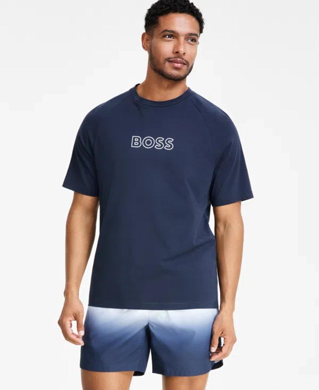 Boss By  Logo T-shirt, Created For Macy's In White Product Image