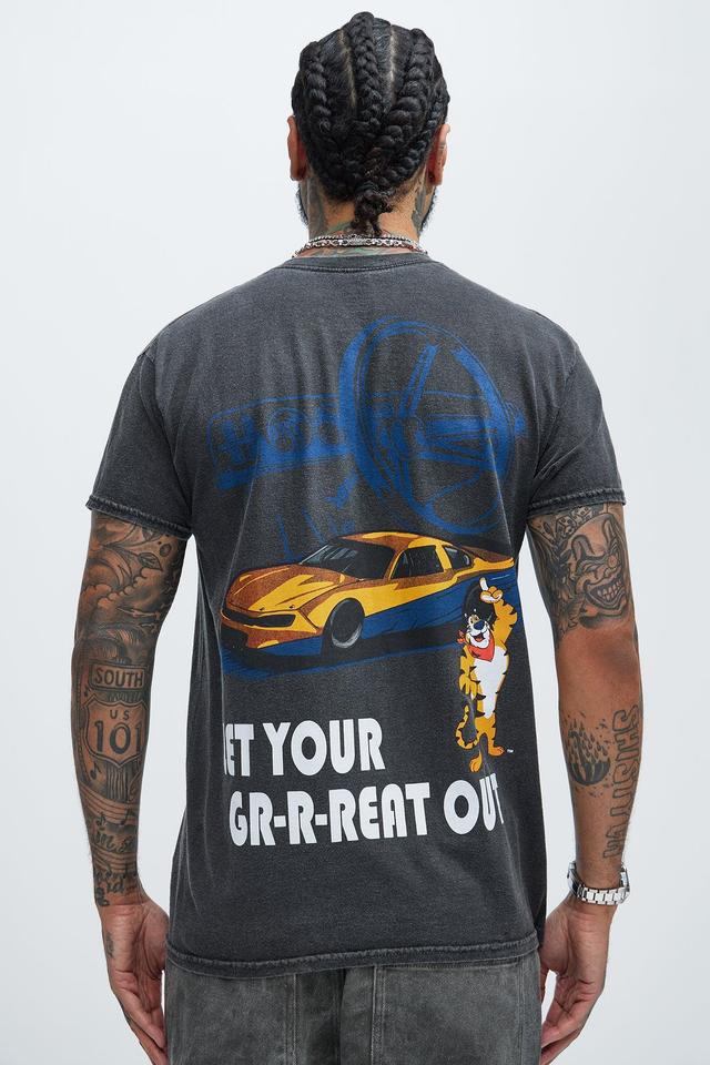 Frosted Flakes Racing Oversize Short Sleeve Tee - Black Product Image