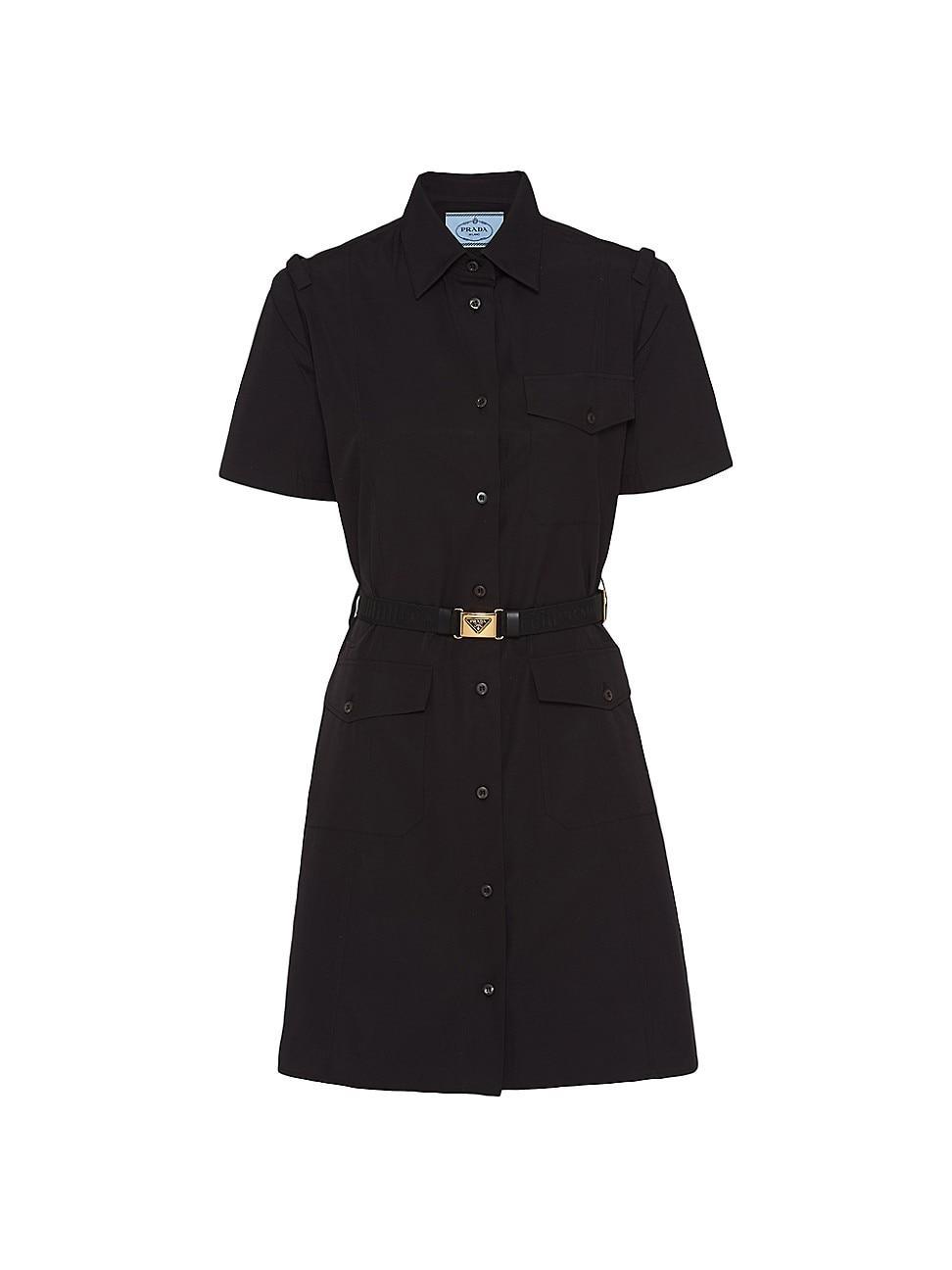 Womens Poplin Mini-Dress Product Image