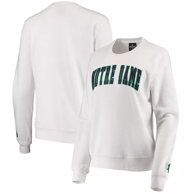 Womens Colosseum Notre Dame Fighting Irish Campanile Pullover Sweatshirt product image