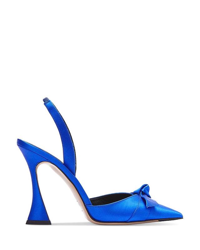 Alexandre Birman Womens Clarita Bell Satin Slingback Pumps Product Image