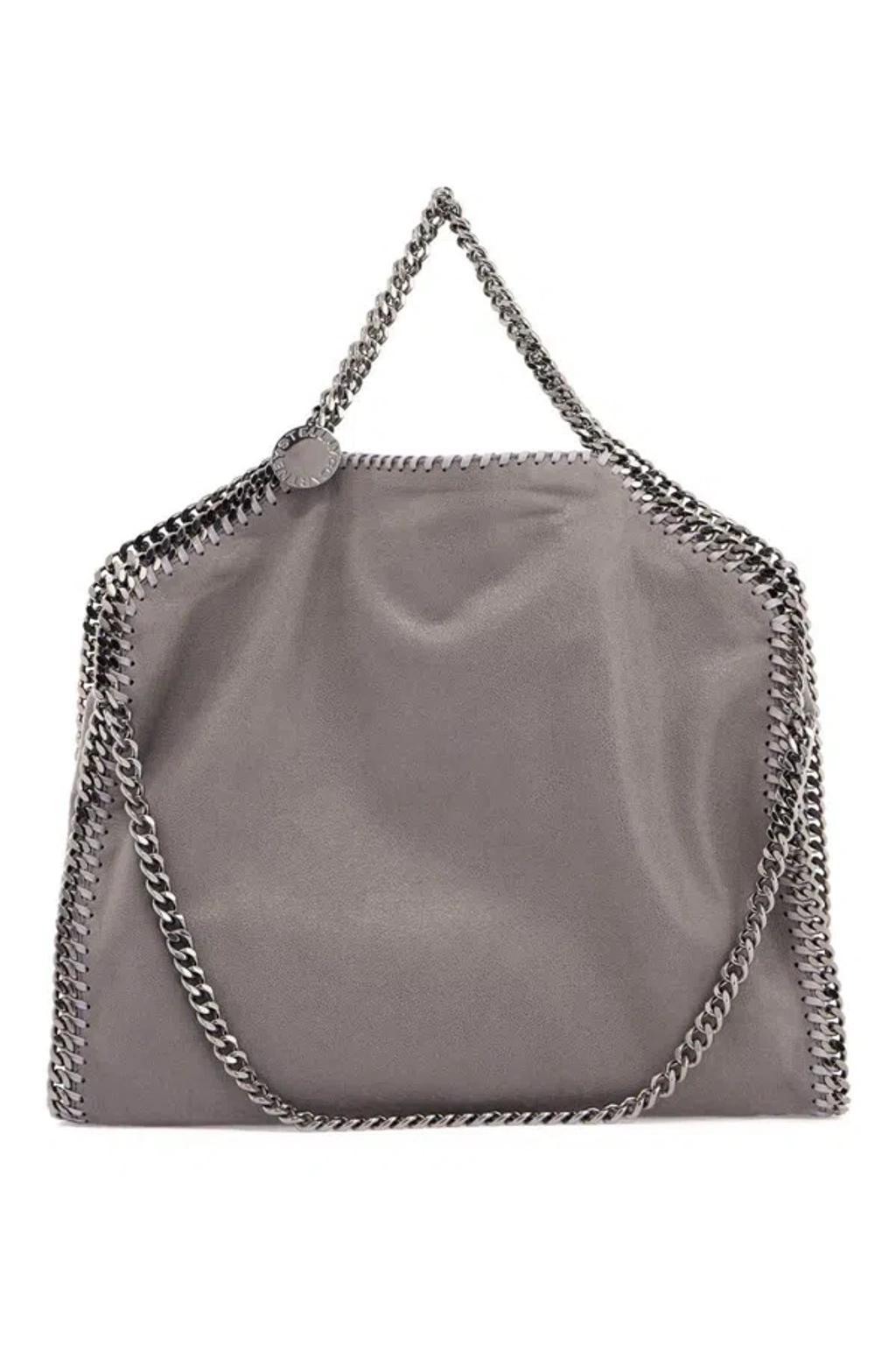 And Silver Falabella Tote Bag In Grey Product Image