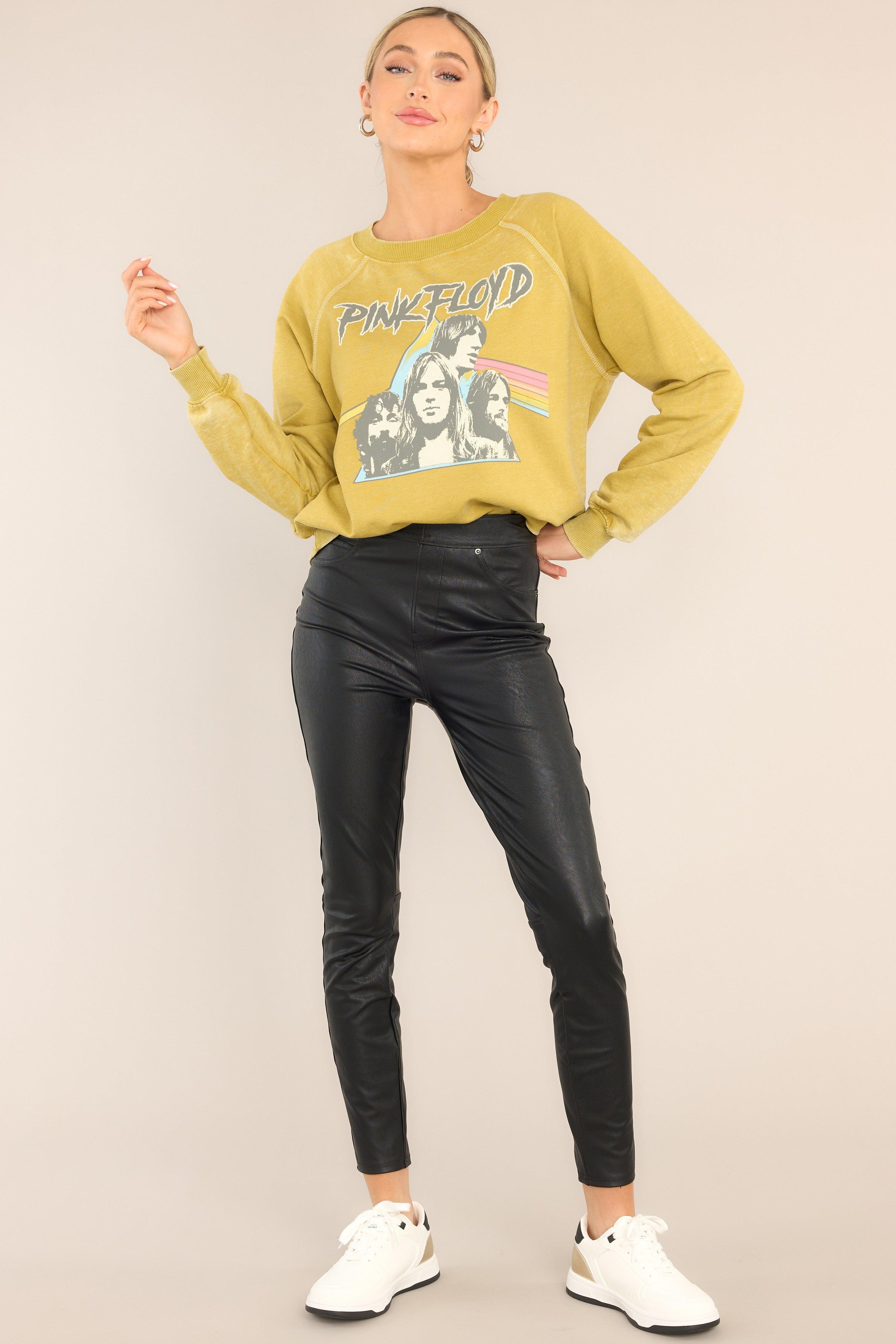 Recycled Karma Pink Floyd Album Sweatshirt Yellow Product Image