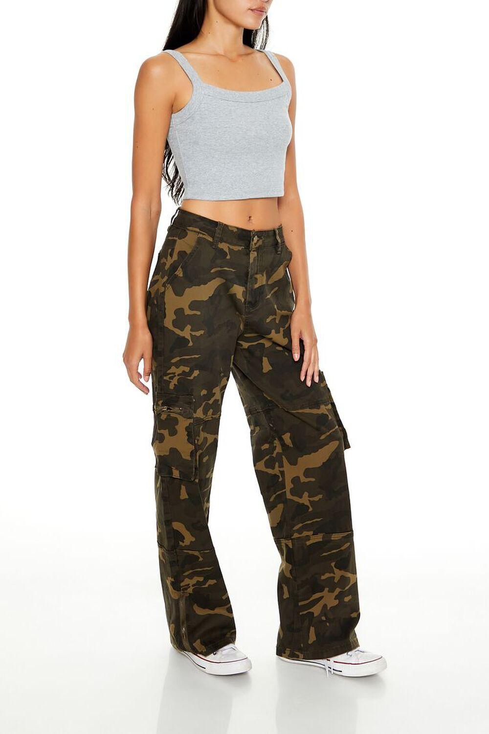 Camo Print Cargo Pants | Forever 21 Product Image