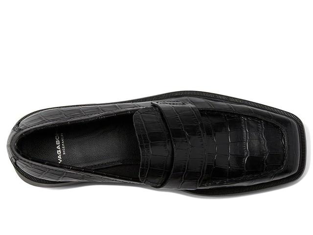 Vagabond Shoemakers Jillian Embossed Leather Penny Loafer (Black) Women's Shoes Product Image