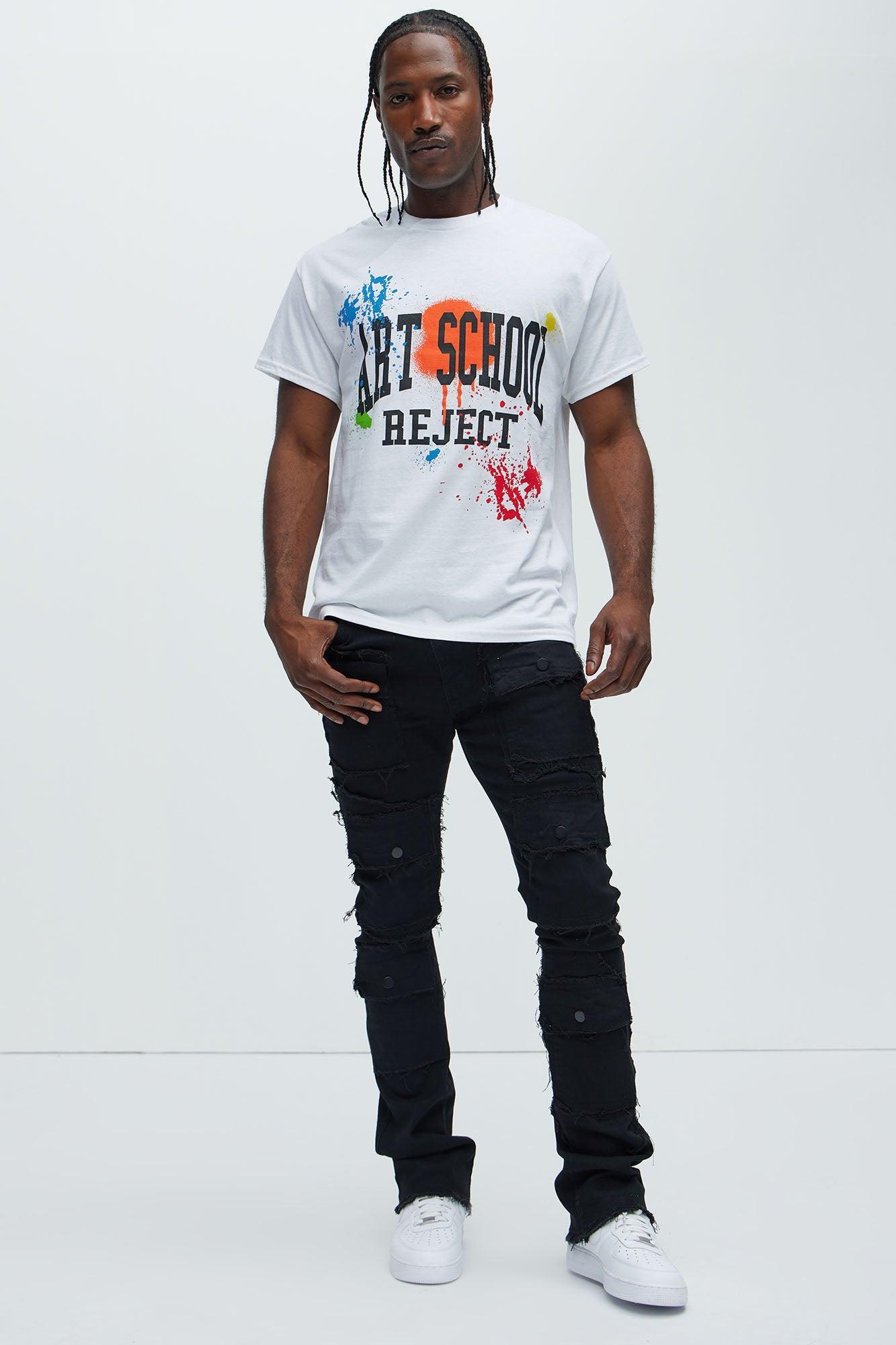 Art School Reject Short Sleeve Tee - White Product Image