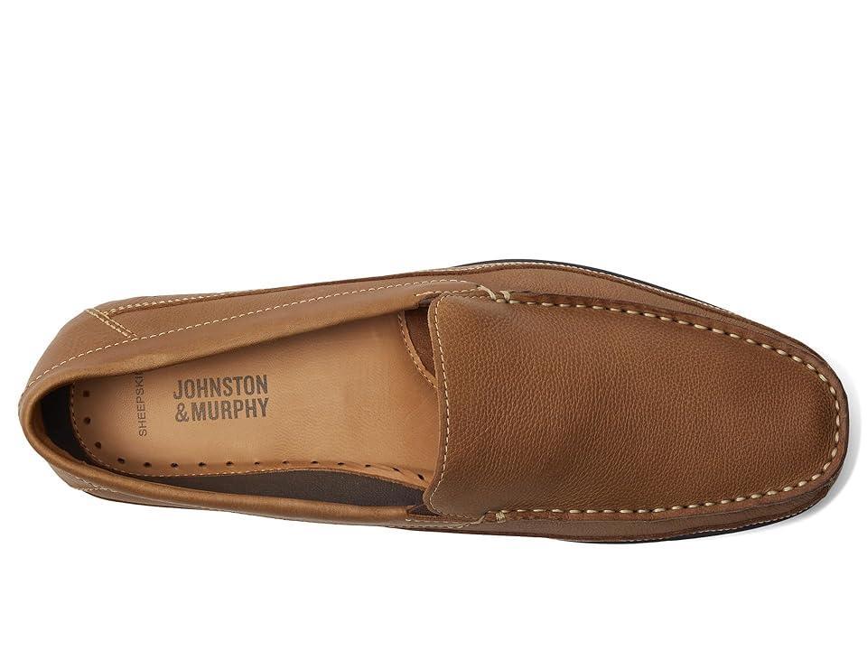 Johnston & Murphy Locklin Venetian (Tan Oiled Full Grain) Men's Shoes Product Image