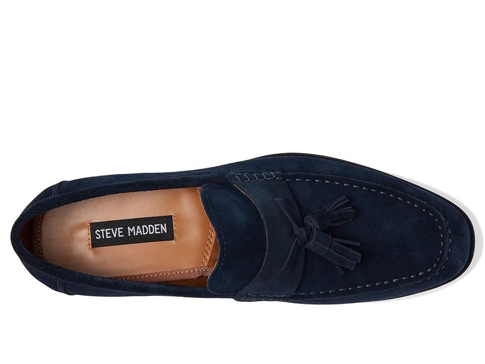 Steve Madden Gollie (Navy Suede) Men's Shoes Product Image