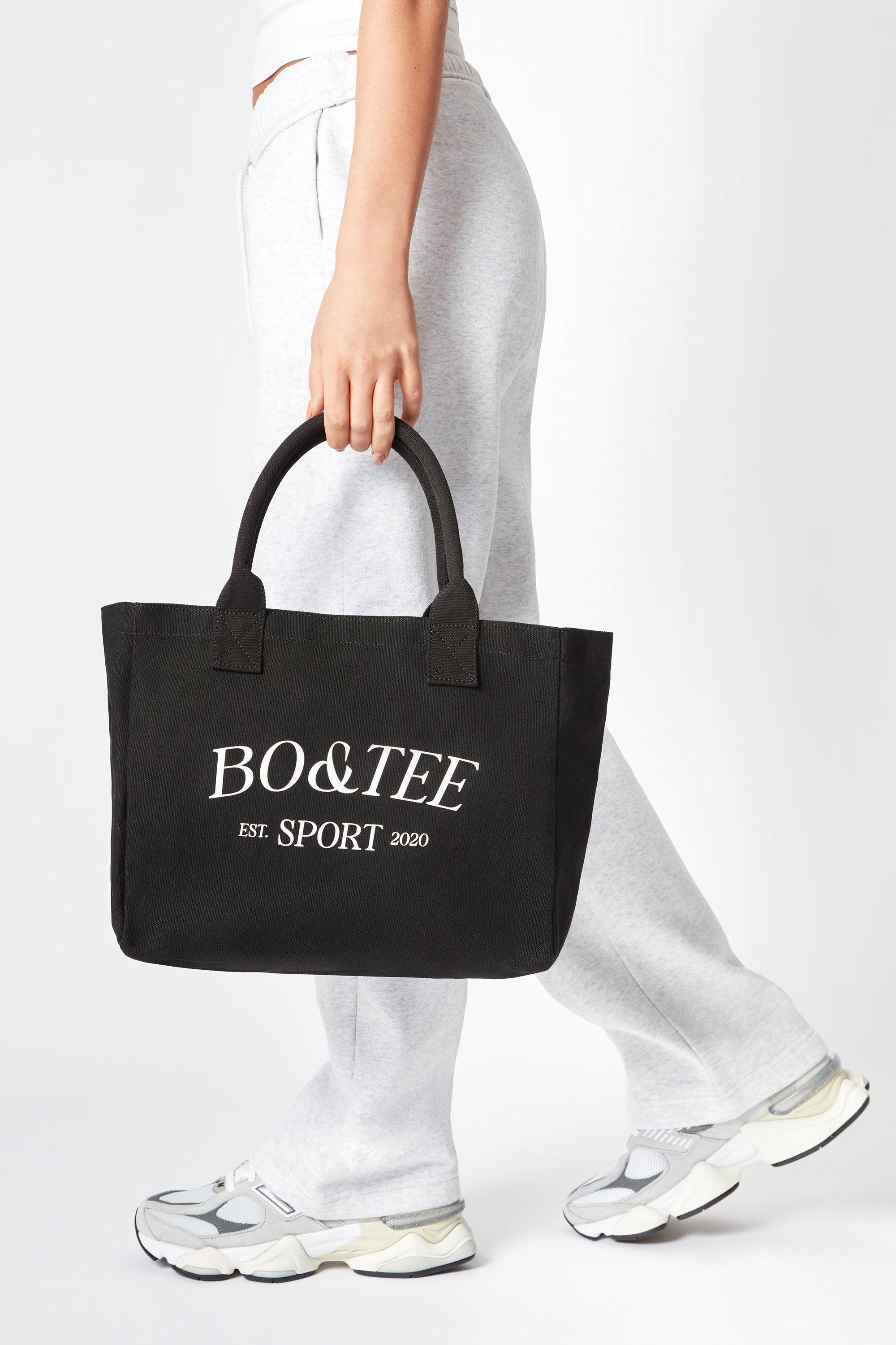 Small Canvas Tote Bag in Black Product Image