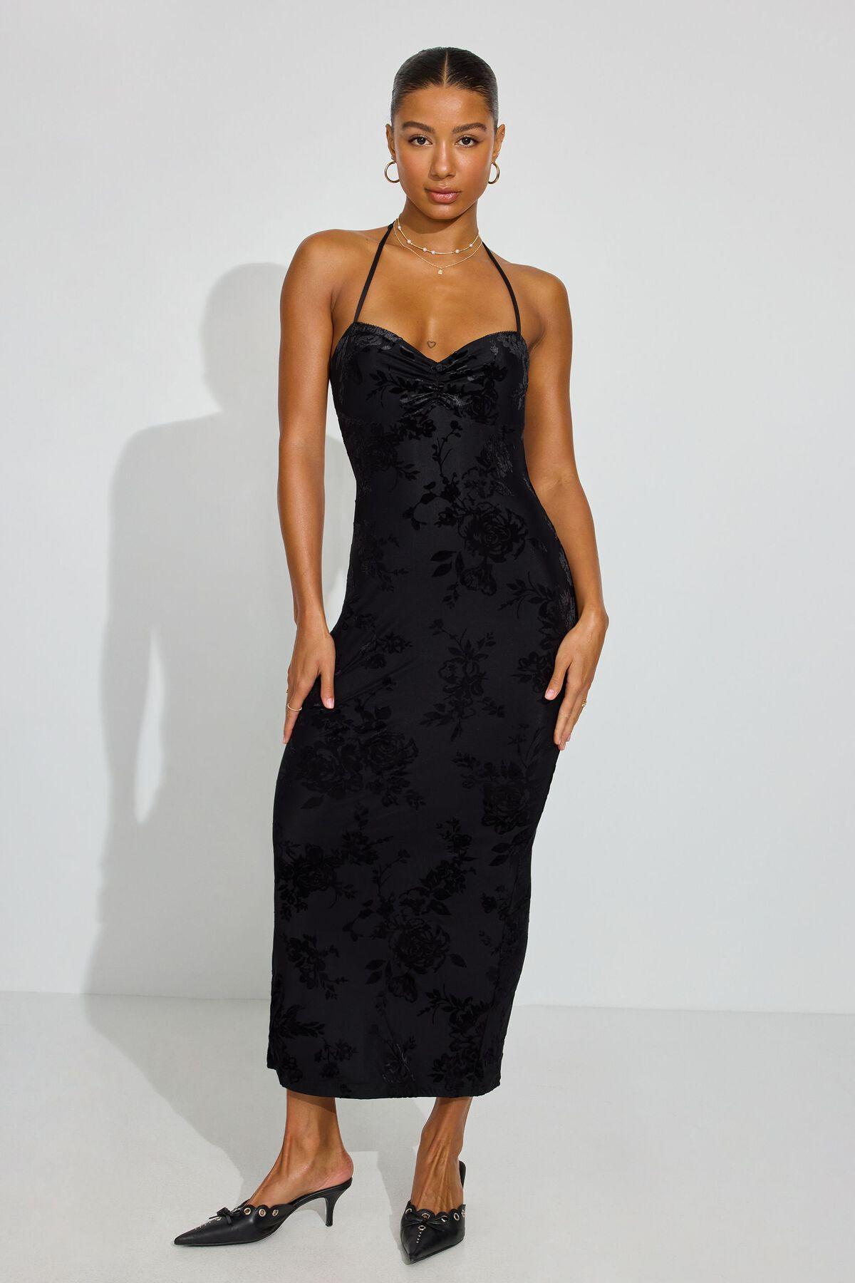 Burnout Sweetheart Maxi Dress Product Image