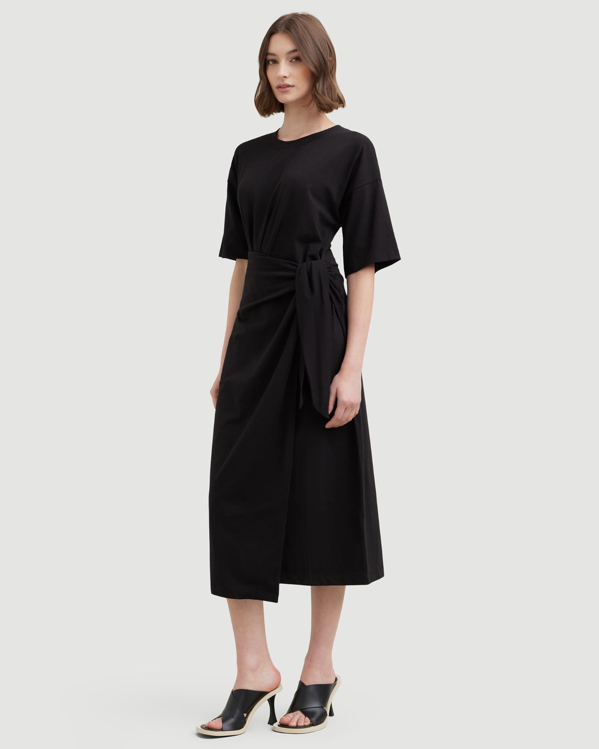 Noa Organic Cotton T-Shirt Wrap Dress Product Image