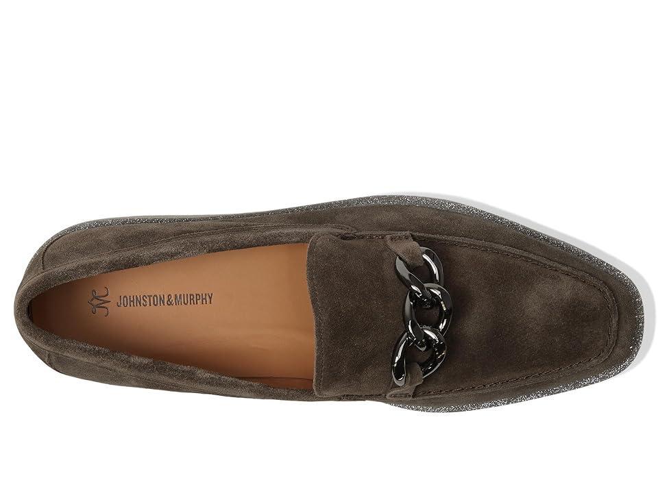 Johnston & Murphy Gracelyn Chain Platform Suede Loafer Product Image