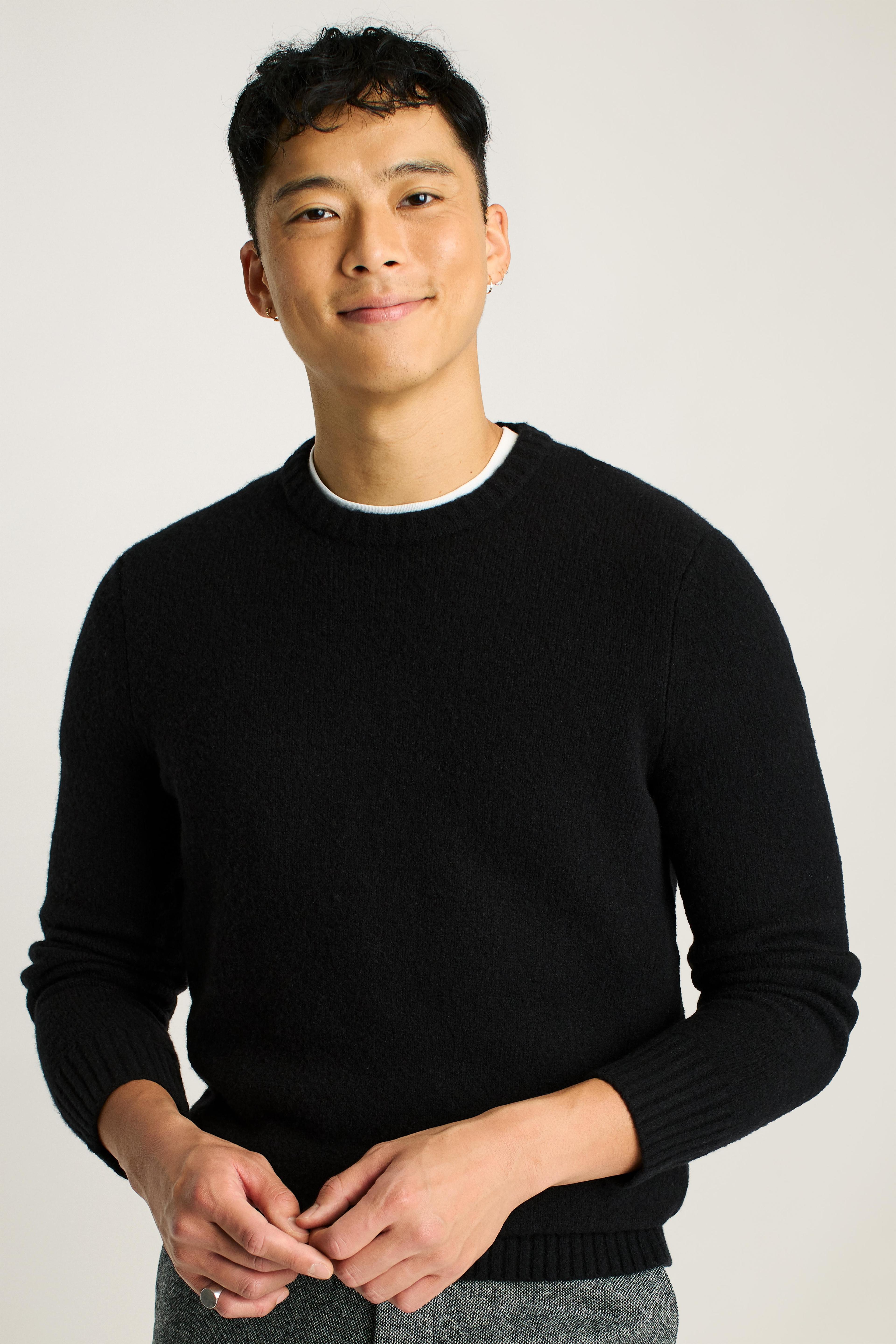 Boucle Crew Neck Sweater Product Image