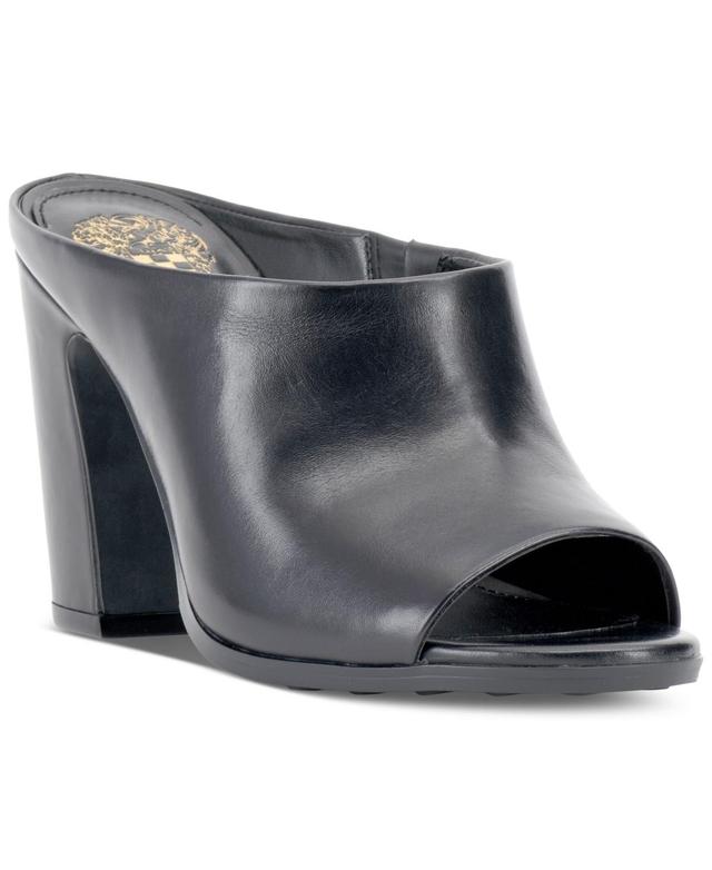 Vince Camuto Womens Brianda Peep-Toe Heeled Mules Product Image