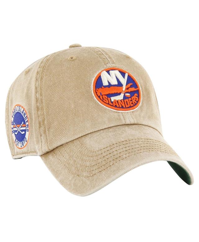 Mens 47 Khaki New York Islanders Earldor Clean Up Adjustable Hat Product Image