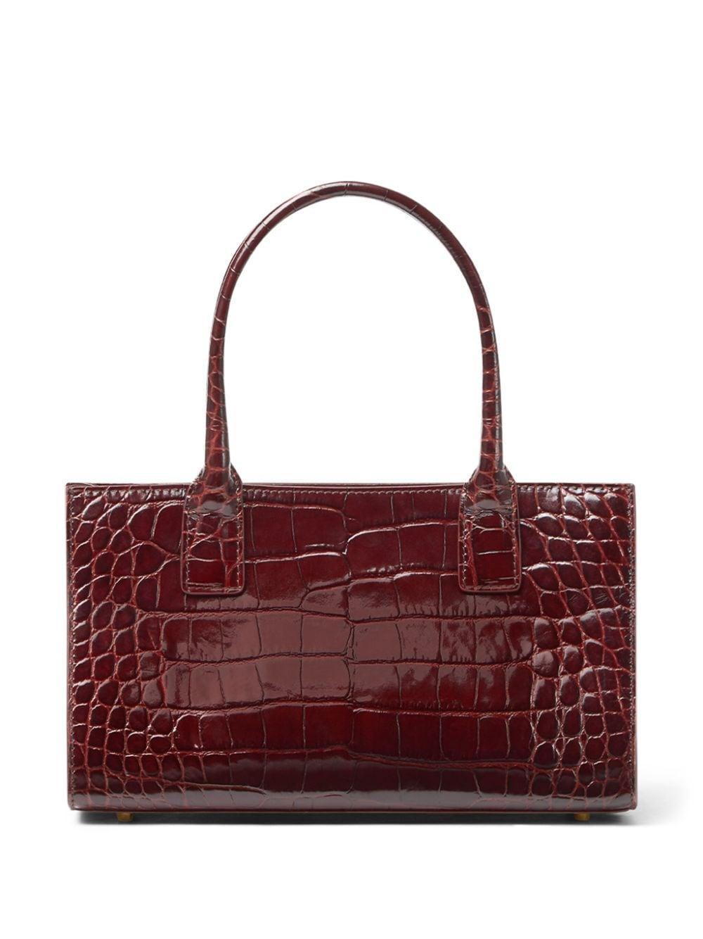 Medusa &apos;95 crocodile-effect tote bag Product Image