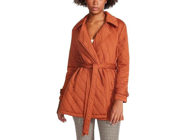 Steve Madden Kennedy Jacket (Mocha Bisque) Women's Clothing Product Image