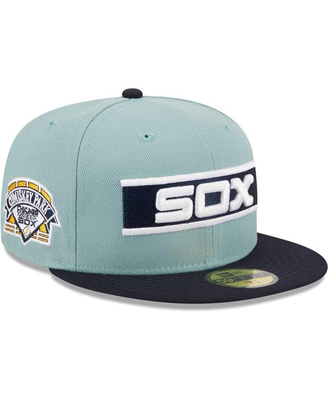 Mens New Era /Navy Chicago White Sox Beach Kiss 59FIFTY Fitted Hat Product Image